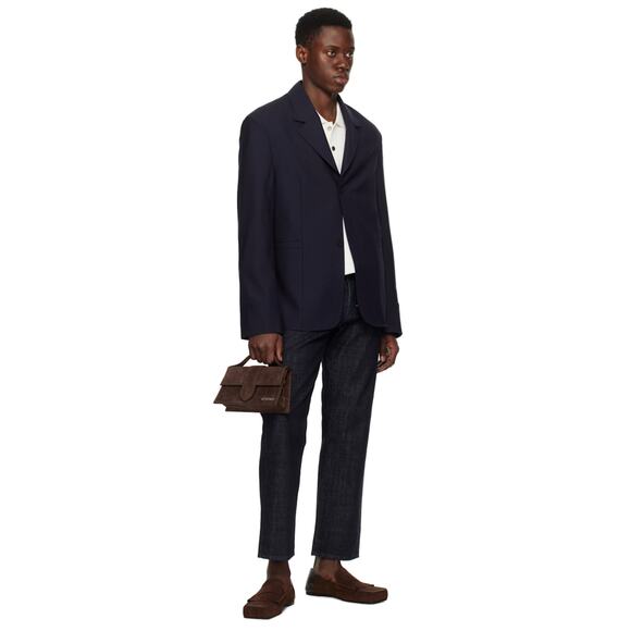 Jacquemus Venice De-nîmes Mens Denim jeans in Dark Navy 30 - Picture 4 of 4